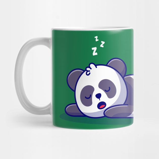 Cute Panda Sleeping Cartoon Illustration by Catalyst Labs